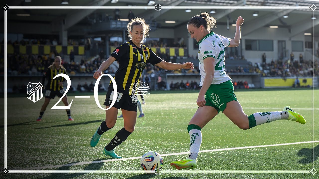 SAMMANDRAG | H&auml;cken 2-0 Hammarby | OBOS Damallsvenskan 2025