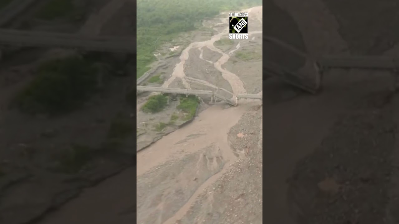Uttarakhand CM Pushkar Dhami conducts aerial survey of Kotdwar in Pauri Garhwal