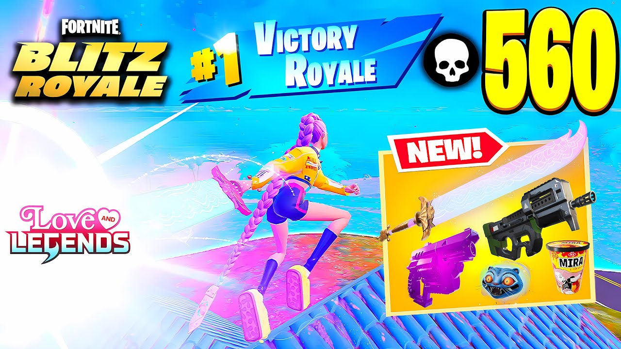 Rumi SKIN! Fortnite Blitz Gameplay | SOLO SQUADS High Eliminations
