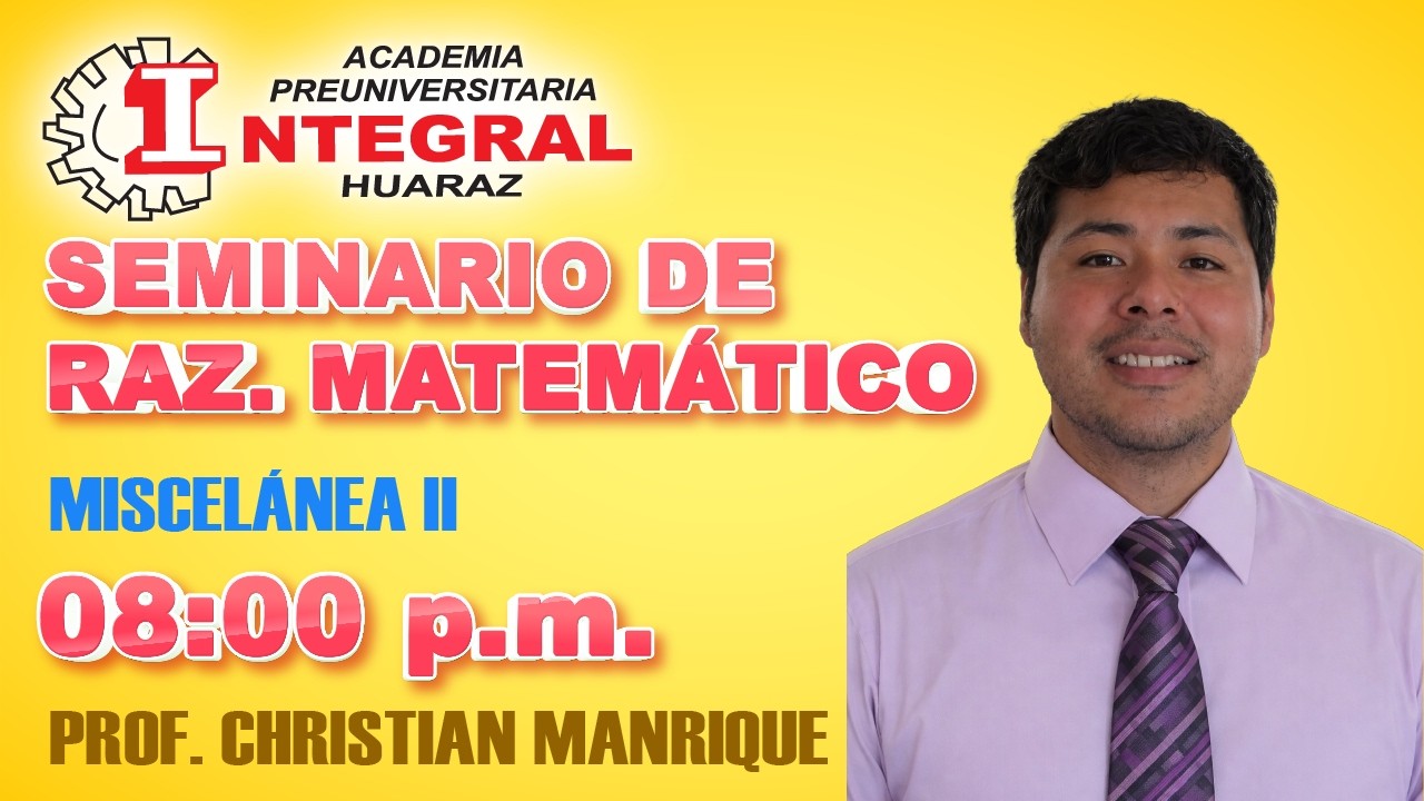 SEMINARIO DE RAZ. MATEM&Aacute;TICO - MISCEL&Aacute;NEA II