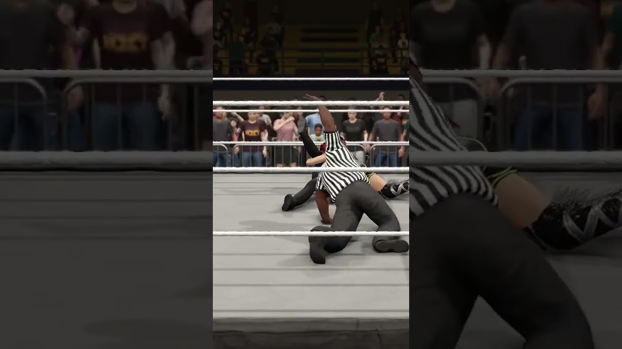 WWE 2K25 GM Mode Glitch : Iyo's Uso Splash??? #gmmode #wwe #wwe2k25 #moddedgameplay #glitch #pc