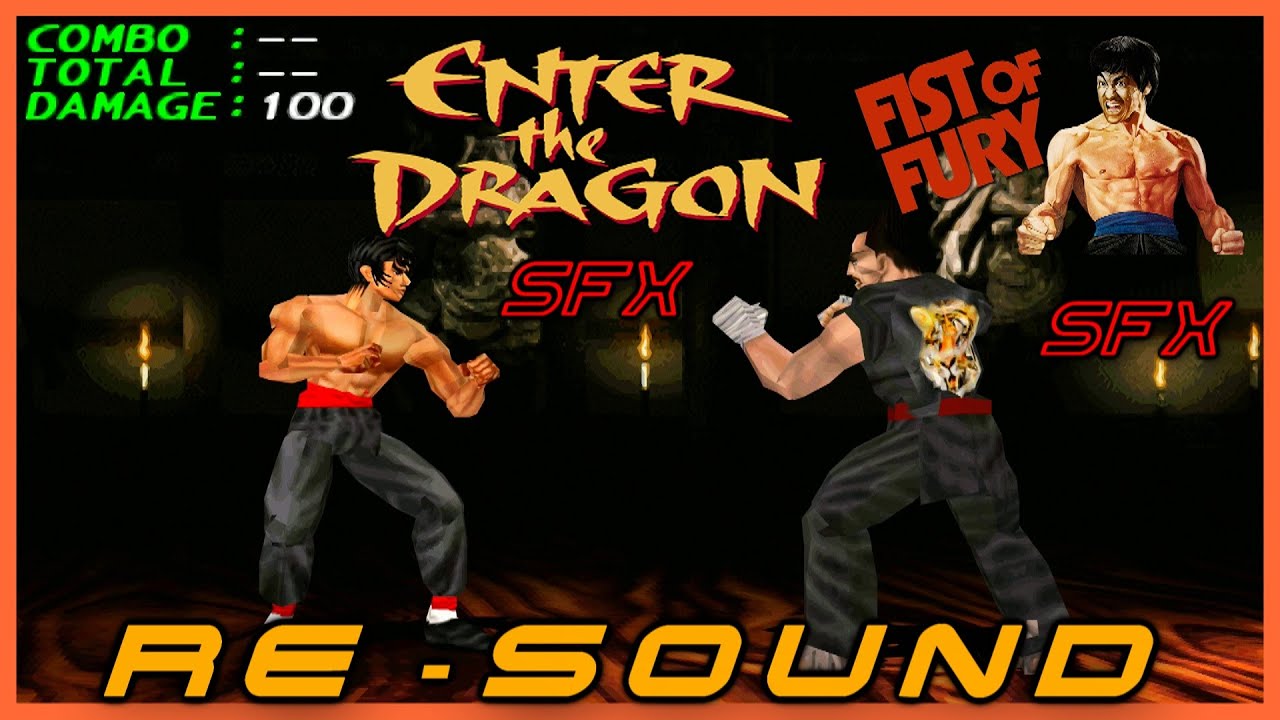 TEKKEN 2: Marshall Law COMBO With Bruce Lee Voice & Sound SFX (Duckstation PSX Emulator)[[RE-SOUND]]