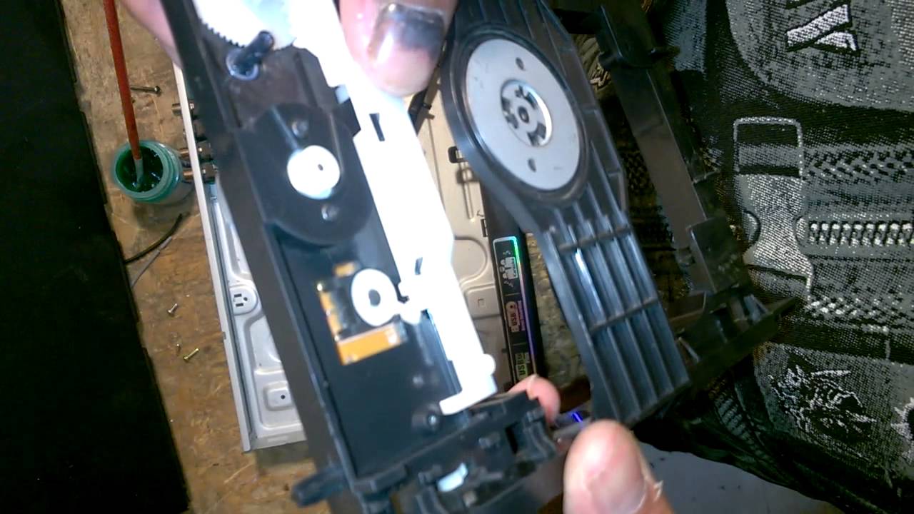 reparacion mecanismo dvd  lg