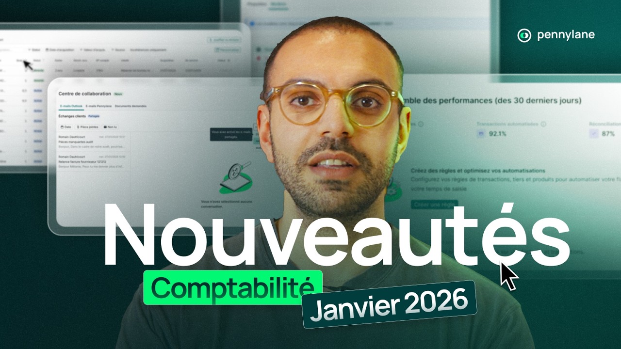 Les nouveautés comptables | Janvier 2026