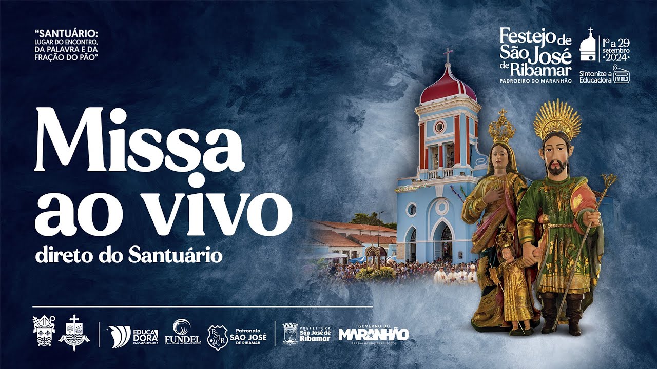 Santa Missa - Acolhida da Romaria Caminho de São José - Santuário de Ribamar (22/09/2024)
