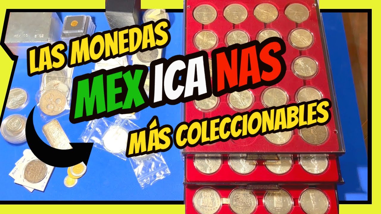 🚩 La MAYOR COLECCION DE MONEDAS de ORO MEXICANAS  y PLATA