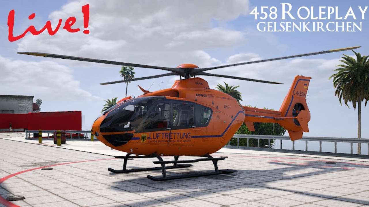 🔴LIVE🔴 Einsatz für DocNeumann auf den Christoph 9 | FiveM | 458 Roleplay (Gelsenkirchen)