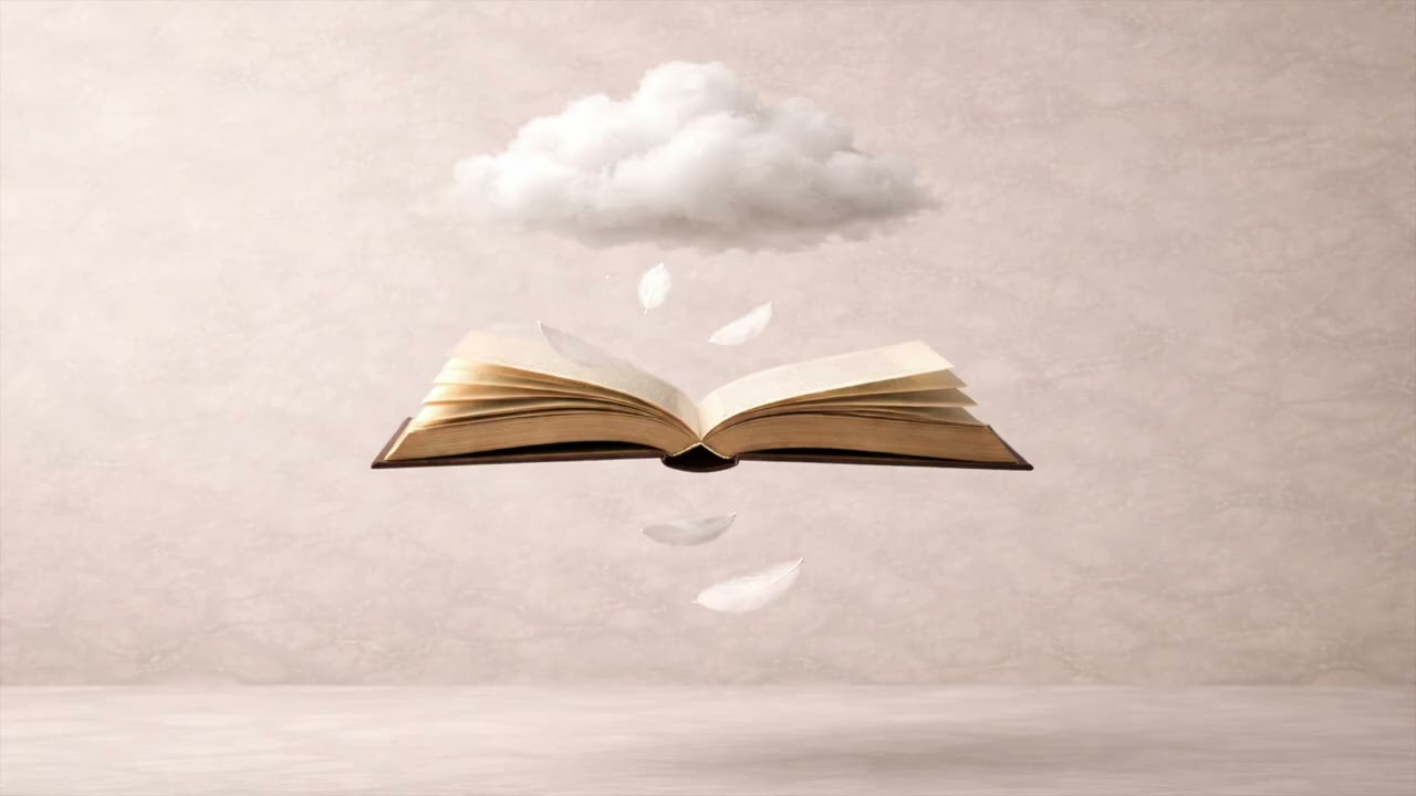 Floating Between Pages | Magritte-Inspired Screensaver