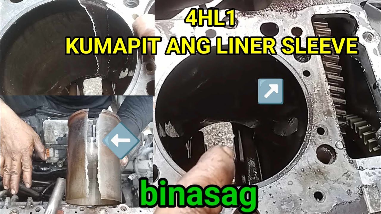 ISA SA MGA PARAAN UPANG MATANGGAL ANG KUMAPIT NA LINER SLEEVE/4HL1