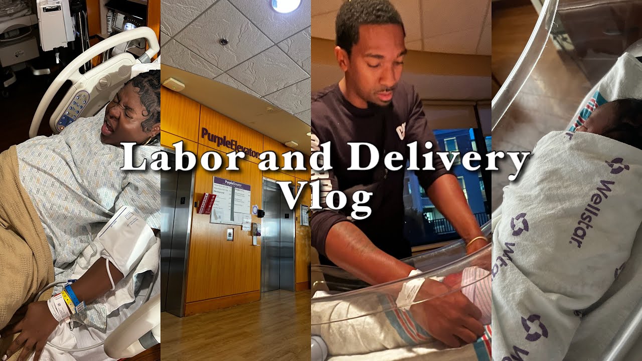 Labor & Delivery Vlog: Painful Induction + Delivery Room Tour + Baby Arrival *Raw, Real, & Emotional