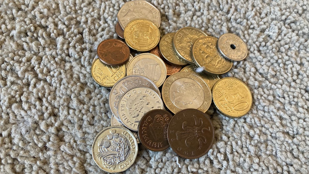 Looking through foreign coins ASMR