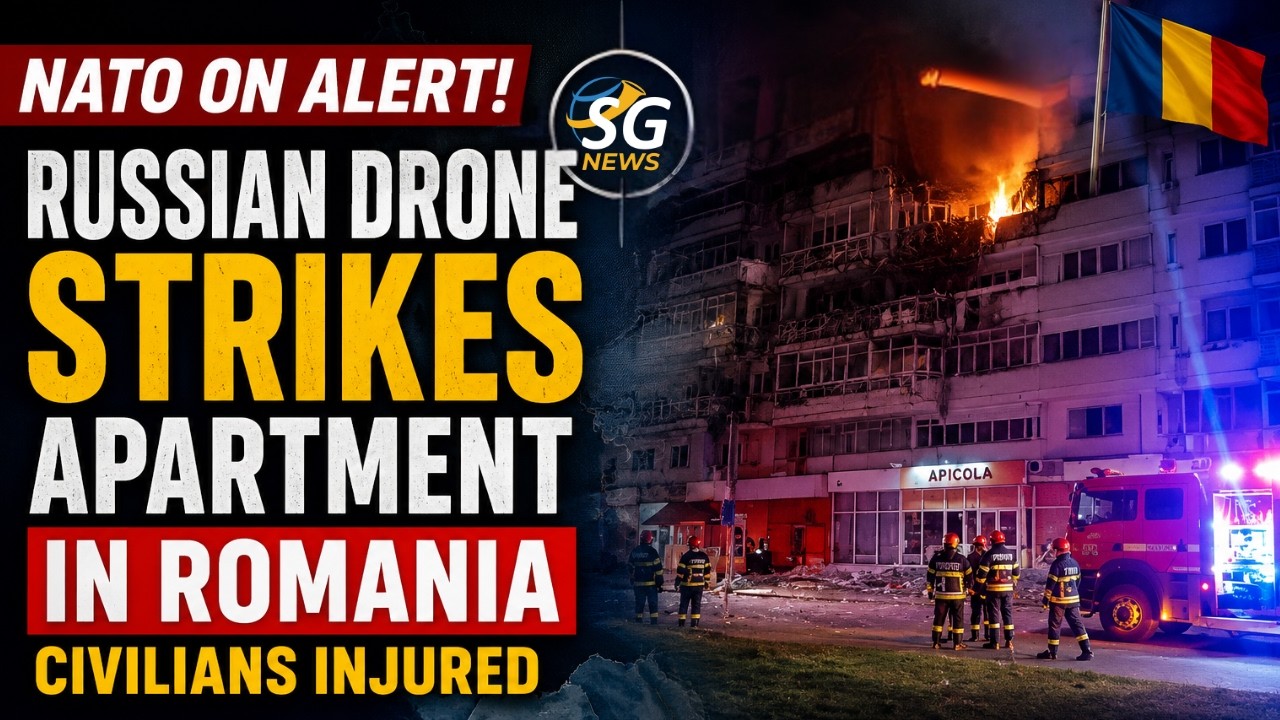 NATO on Alert: Russian Drone Strikes Apartment in Romania, Civilians Injured 🇷🇴🚨| SG News