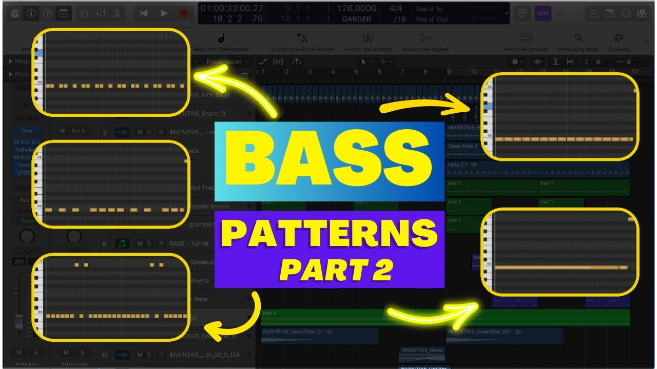 5 BASS Patterns for MELODIC TECHNO ! (Part 2)