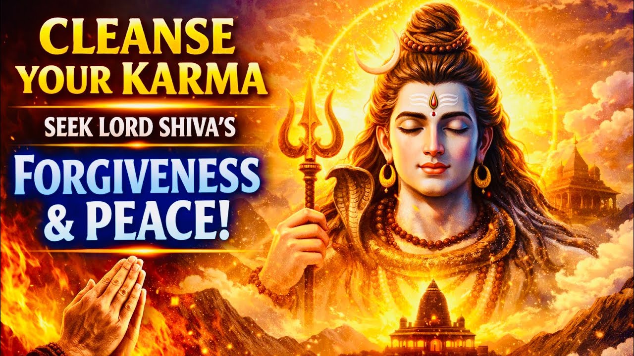 Powerful Shiva Mantra for Forgiveness | Remove Sins of Thoughts, Words & Actions | Divine Prayer 