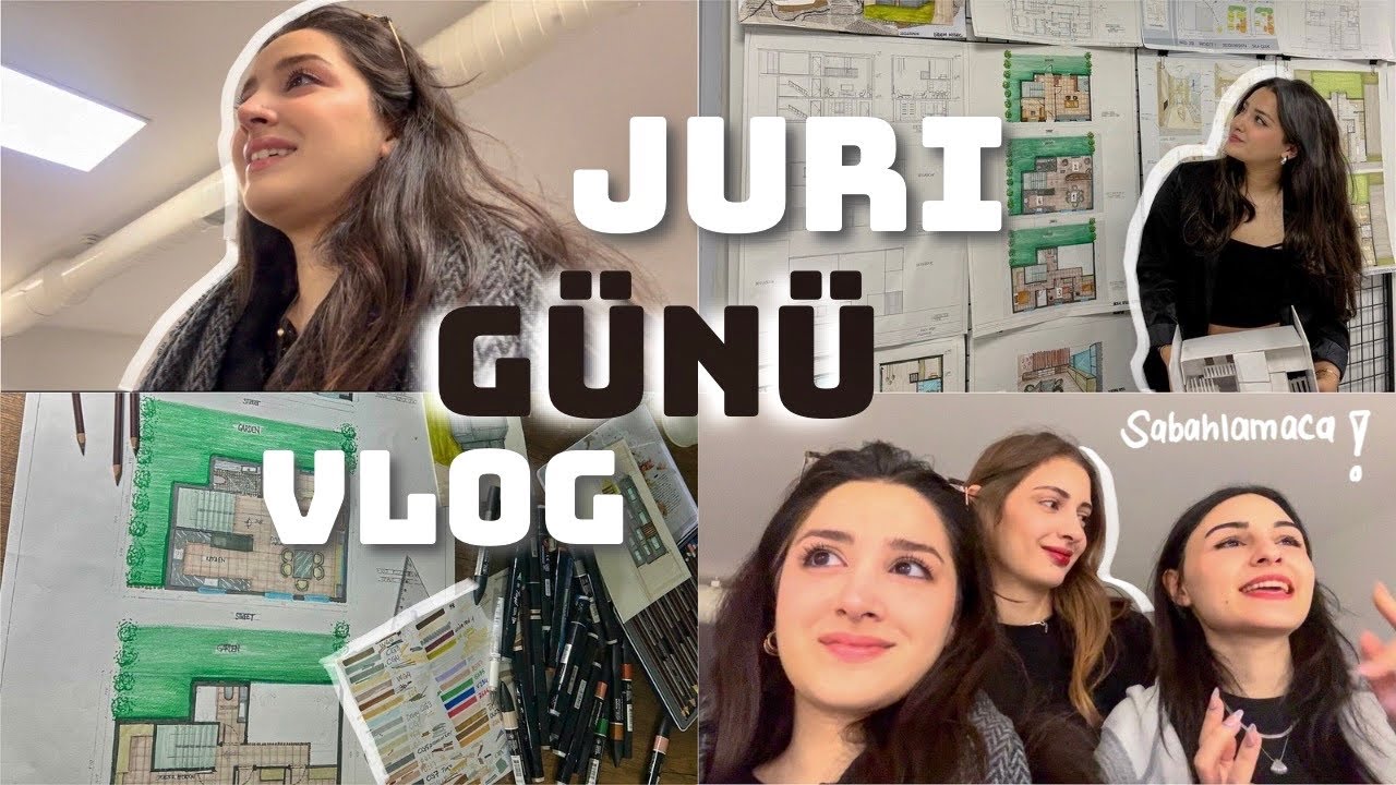 &Uuml;niversite Vlog | Sabahlamak ve Juriler.. | Mimarlık