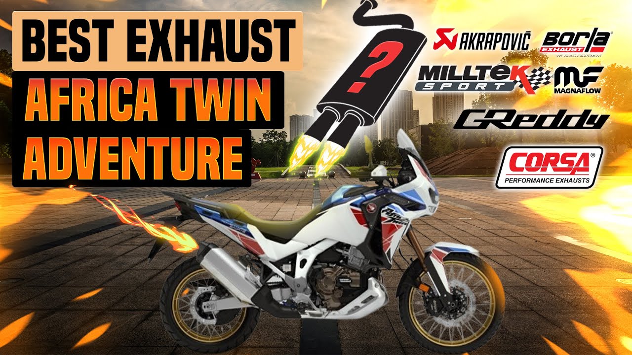 Honda Africa Twin Adventure Exhaust Sound🔥 Akrapovic,LeoVince,Remus,Upgrade