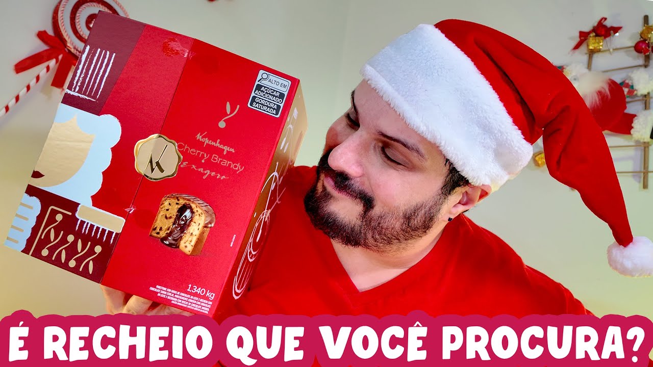 PROVANDO O PANETTONE EXAGERO CHERRY BRAND da KOPENHAGEN
