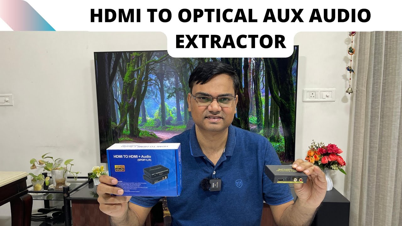 (HIndi) Hdmi to optical converter aux converter | Connect soundbar to TV or laptop without HDMI ARC