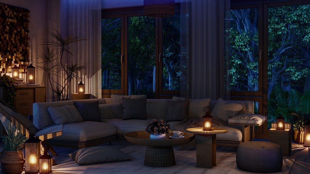Rainy Night Ambience For Deep Sleep 🌧️✨ Relaxing Rain Sounds For Sleep | Cozy Room Ambience ASMR