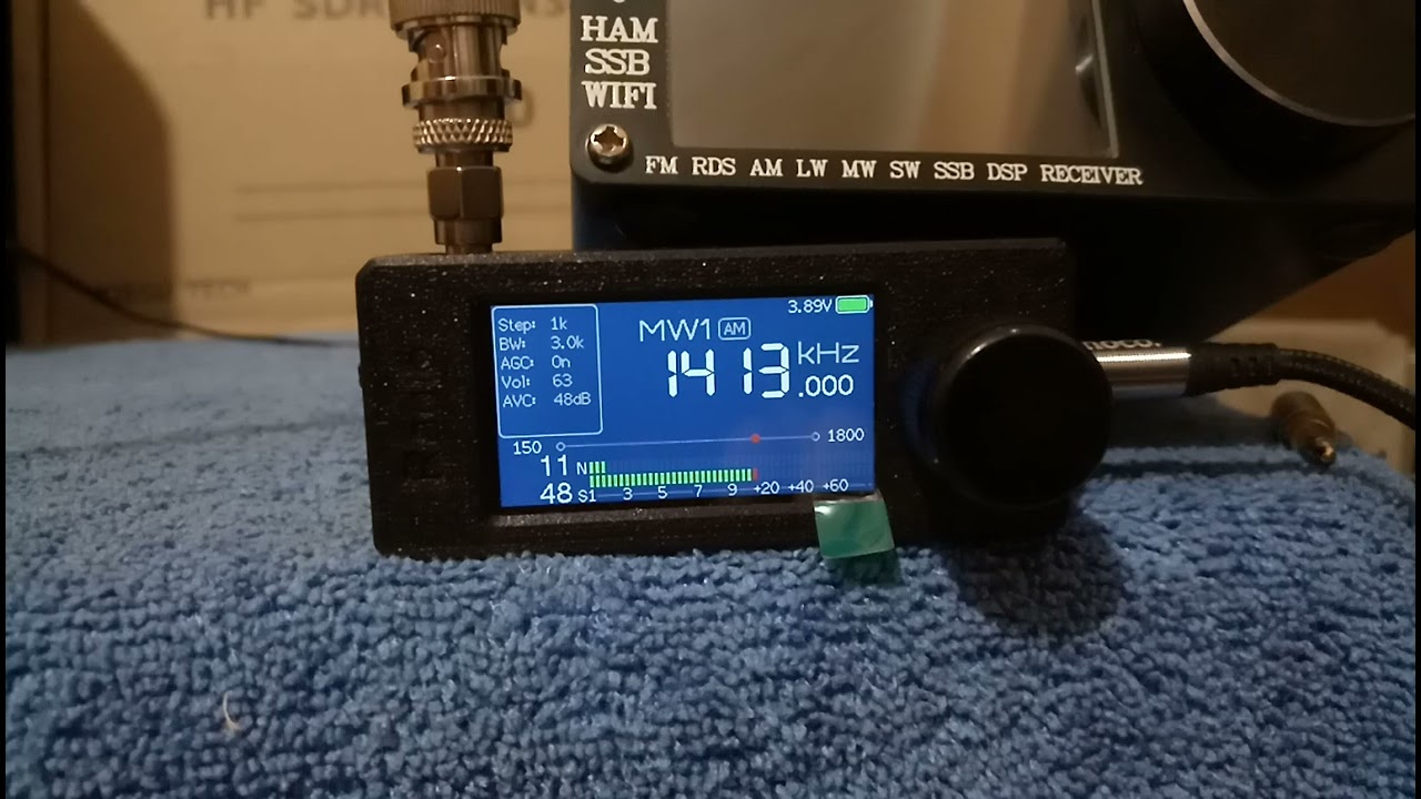 Бегло по ночным диапазонам.Mini SI4732 DSP