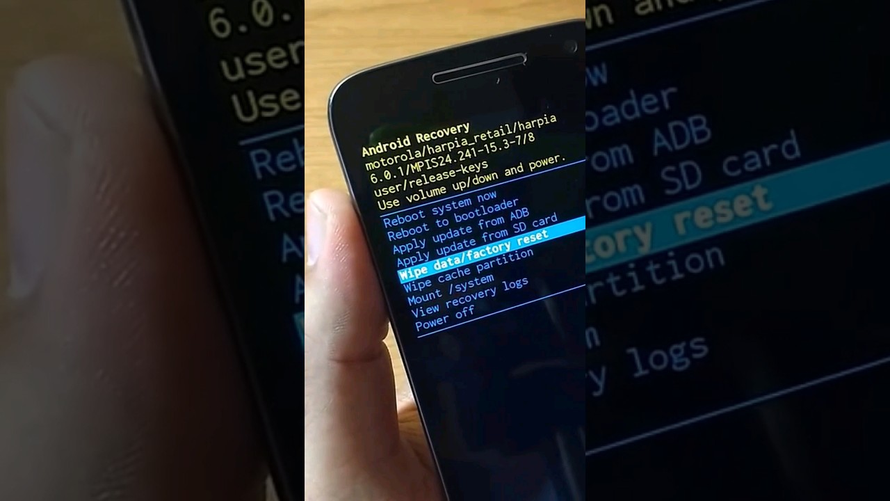 Hard Reset m&oacute;viles Motorola - Restablecer estado de f&aacute;brica #Tutorial #Reset #Motorola #Android