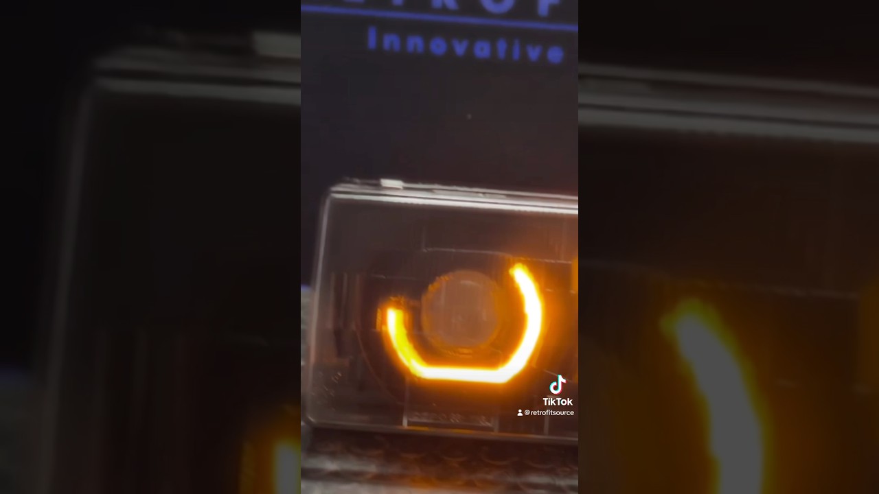 Fiat Panda 141 Retrofit Headlights Car Led Angel Eyes Bmw how it's made 2.5 inch Xenon lenticulars