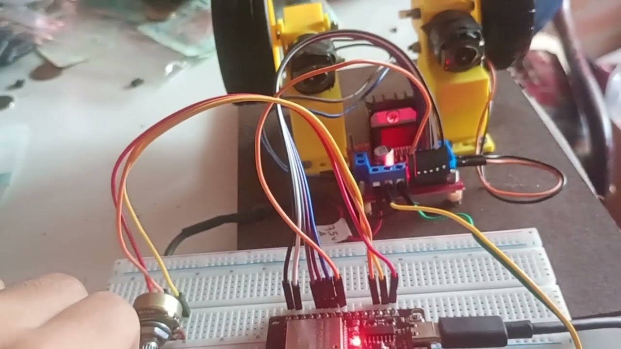 Puente H ,cambio de velocidad en tiempo real con steammaker