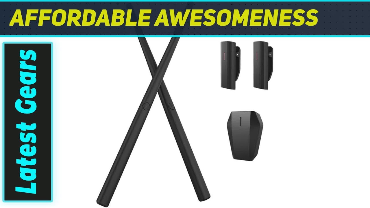 The Ultimate Somatosensory Virtual Drum Kit Air Drumsticks Experience!