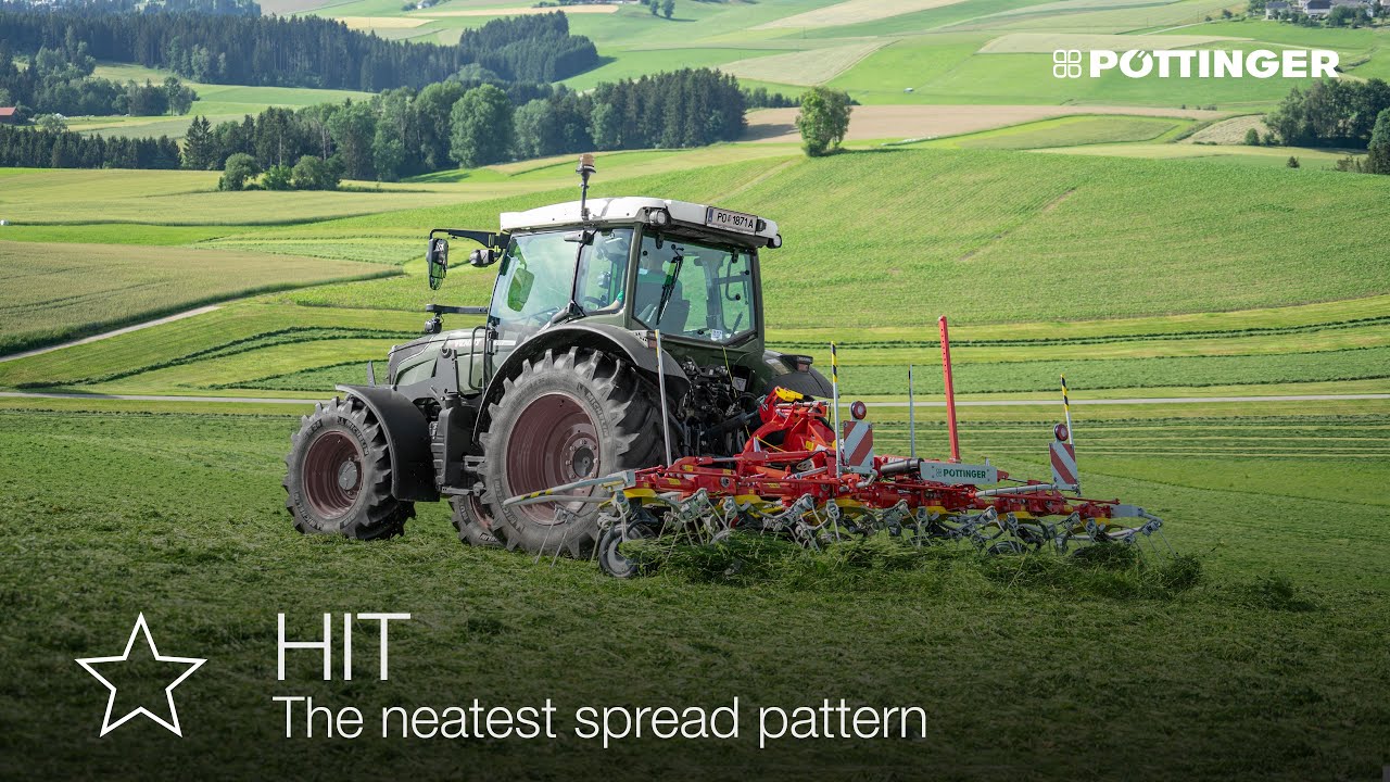 P&Ouml;TTINGER &ndash; HIT Mounted tedders - Your advantages