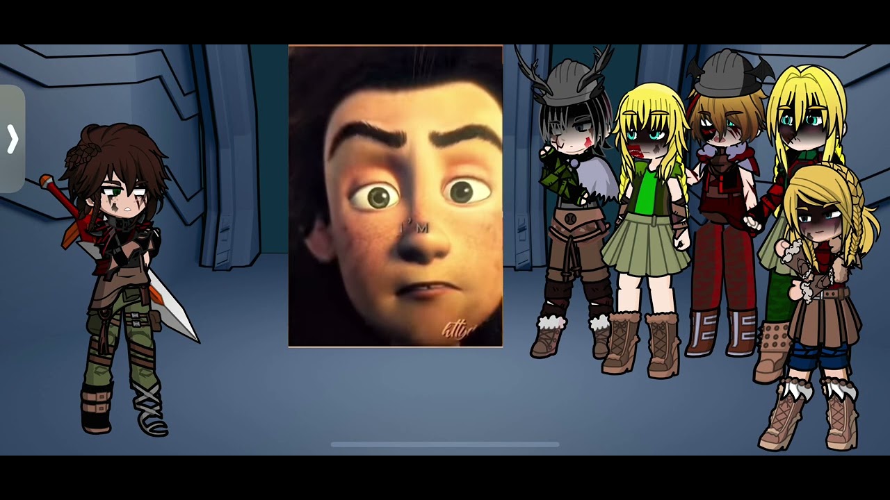 V. Hiccup react part 2//rtte//httyd