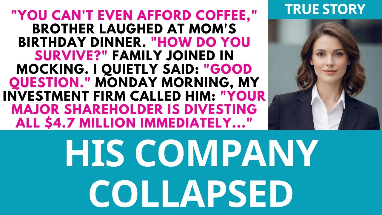 Brother Said 'You Can't Even Afford Coffee – He Didn't Know I Hold 60% of His... |  Plum Revenge