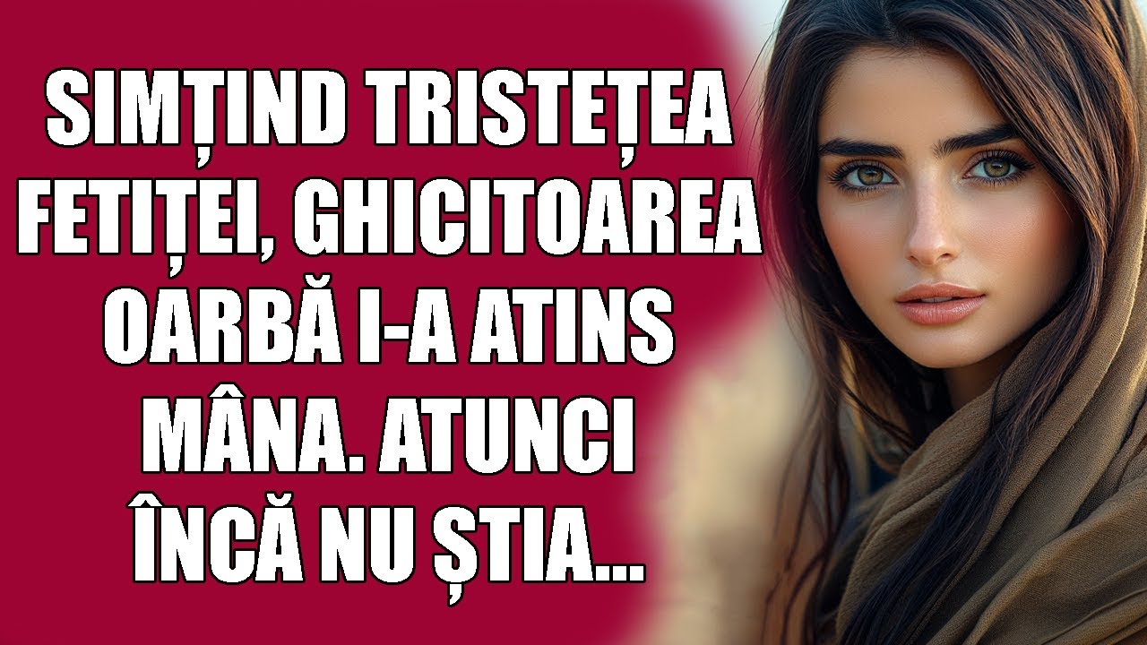 Simțind tristețea fetiței, ghicitoarea oarbă i-a atins mâna. Atunci încă nu știa...