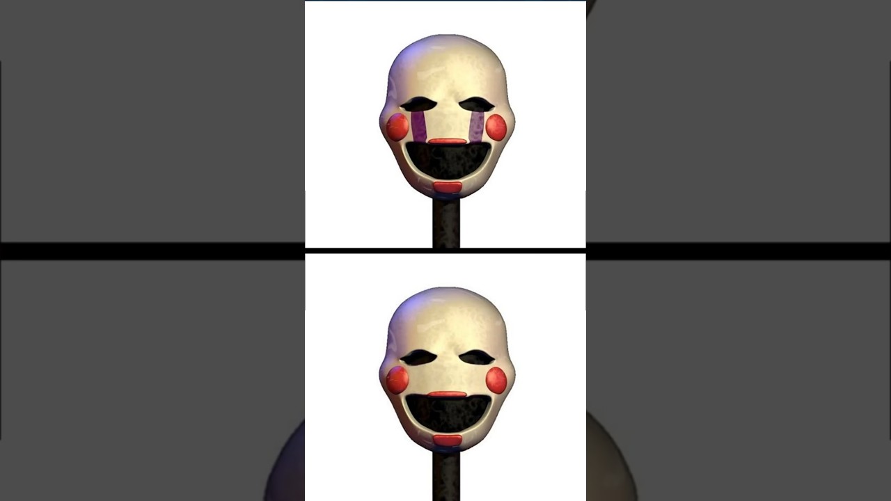 Why puppet has tear marks on it's mask 🎭😭 #fnafpuppet #fnaf #fnafshorts