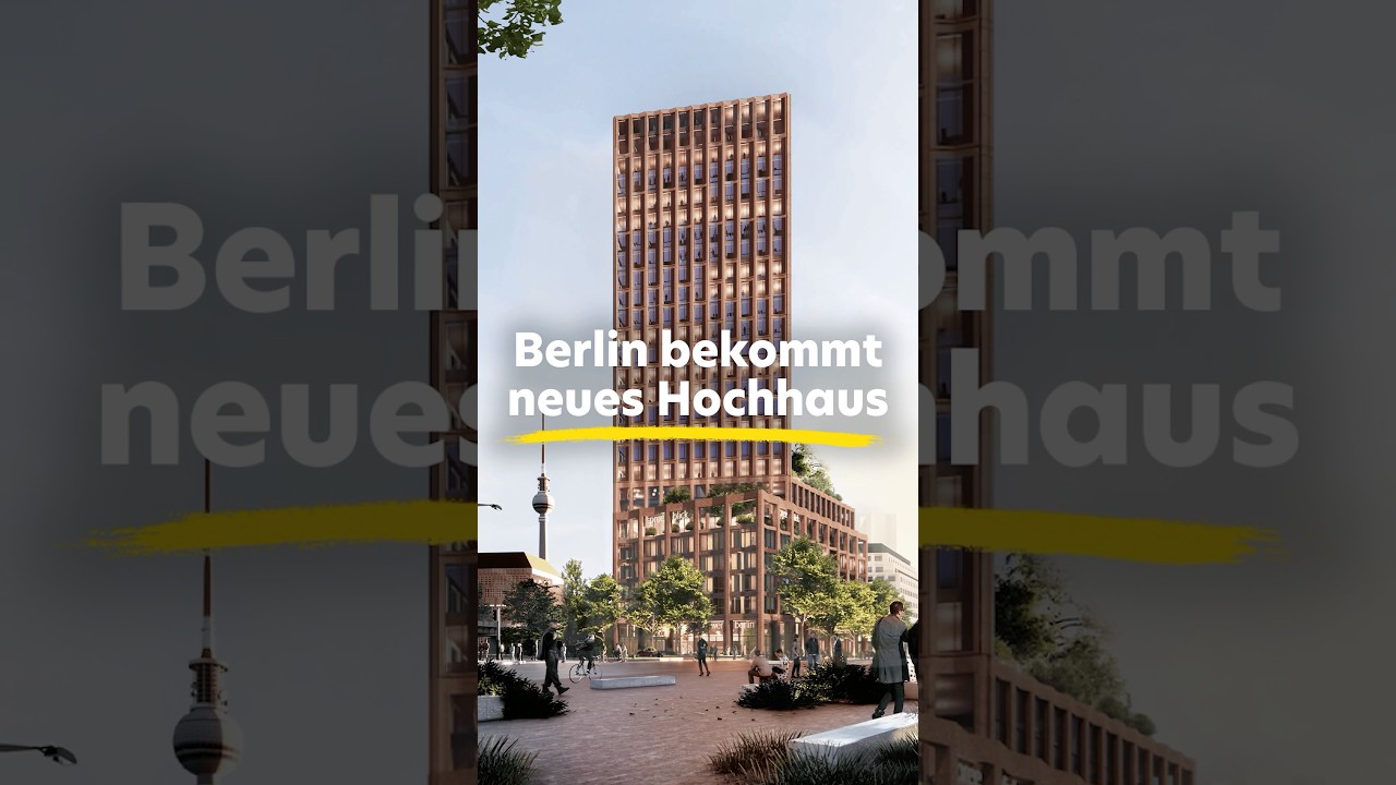 Mitten in Berlin entsteht Mega-Hochhaus