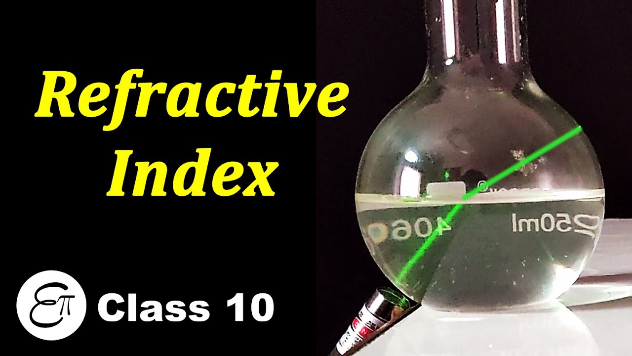 Refractive Index || in Hindi for Class 10