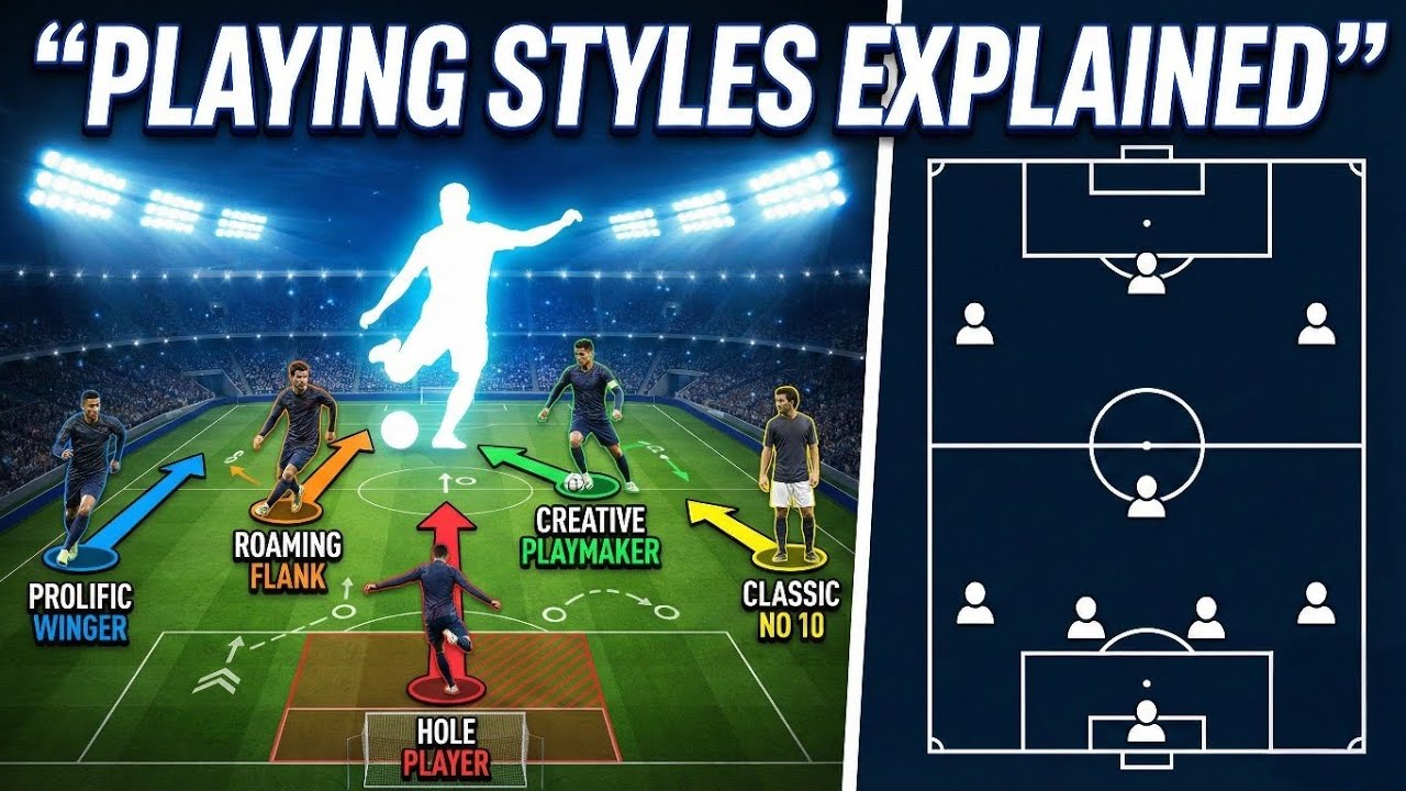 Explaining playing Style  of winger and midfield PART 1