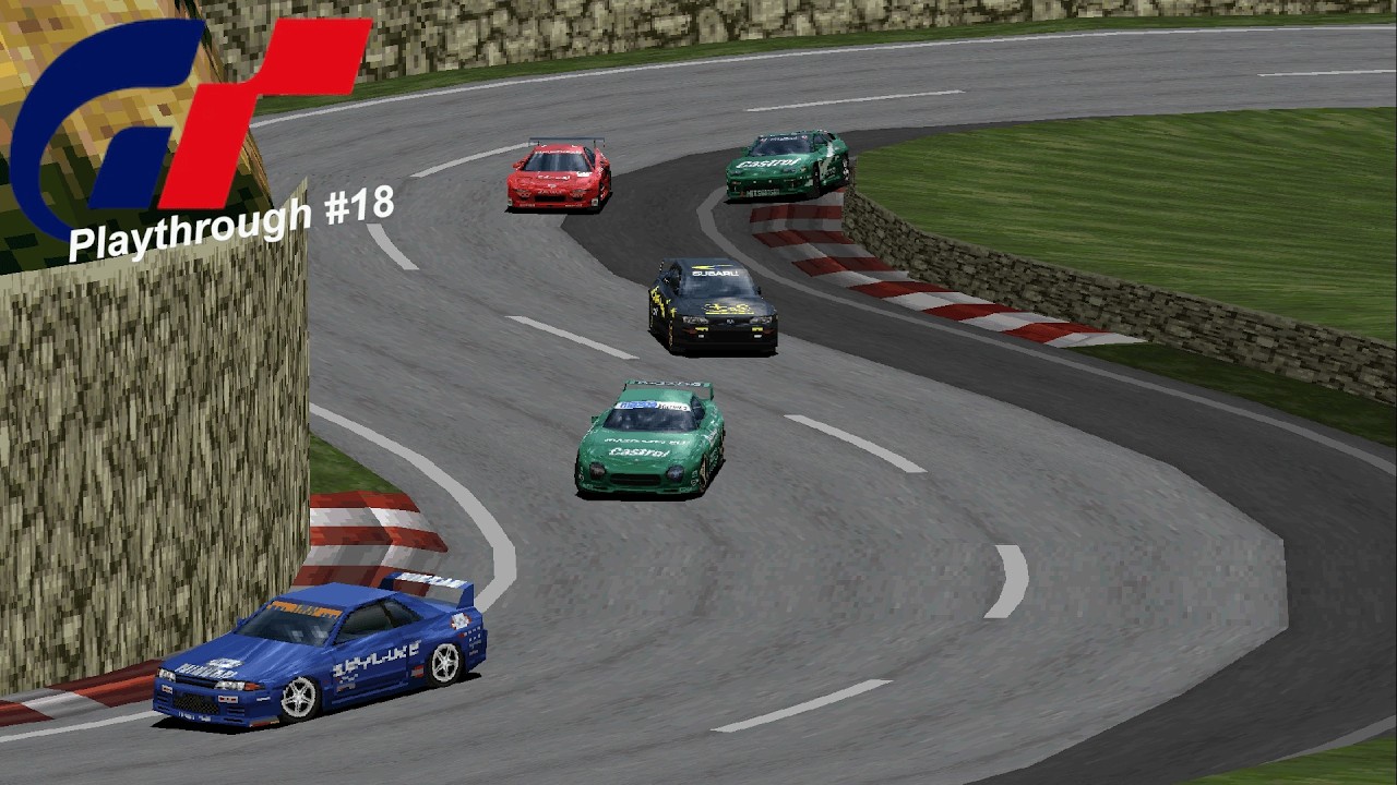 Grand Valley 300 km Endurance Race - Gran Turismo 1 Playthrough #18 - Duckstation Gameplay