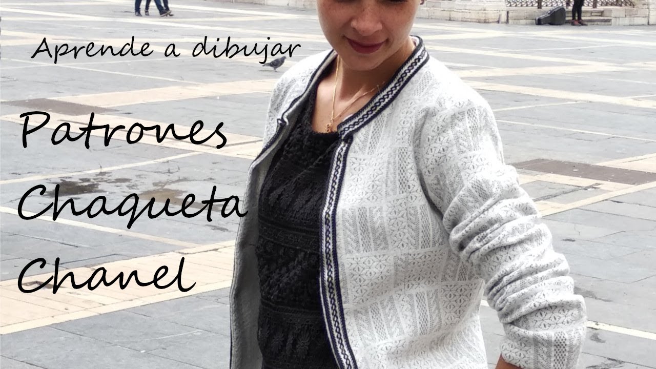 Aprende a dibujar Patrones Chaqueta Chanel muy fácil