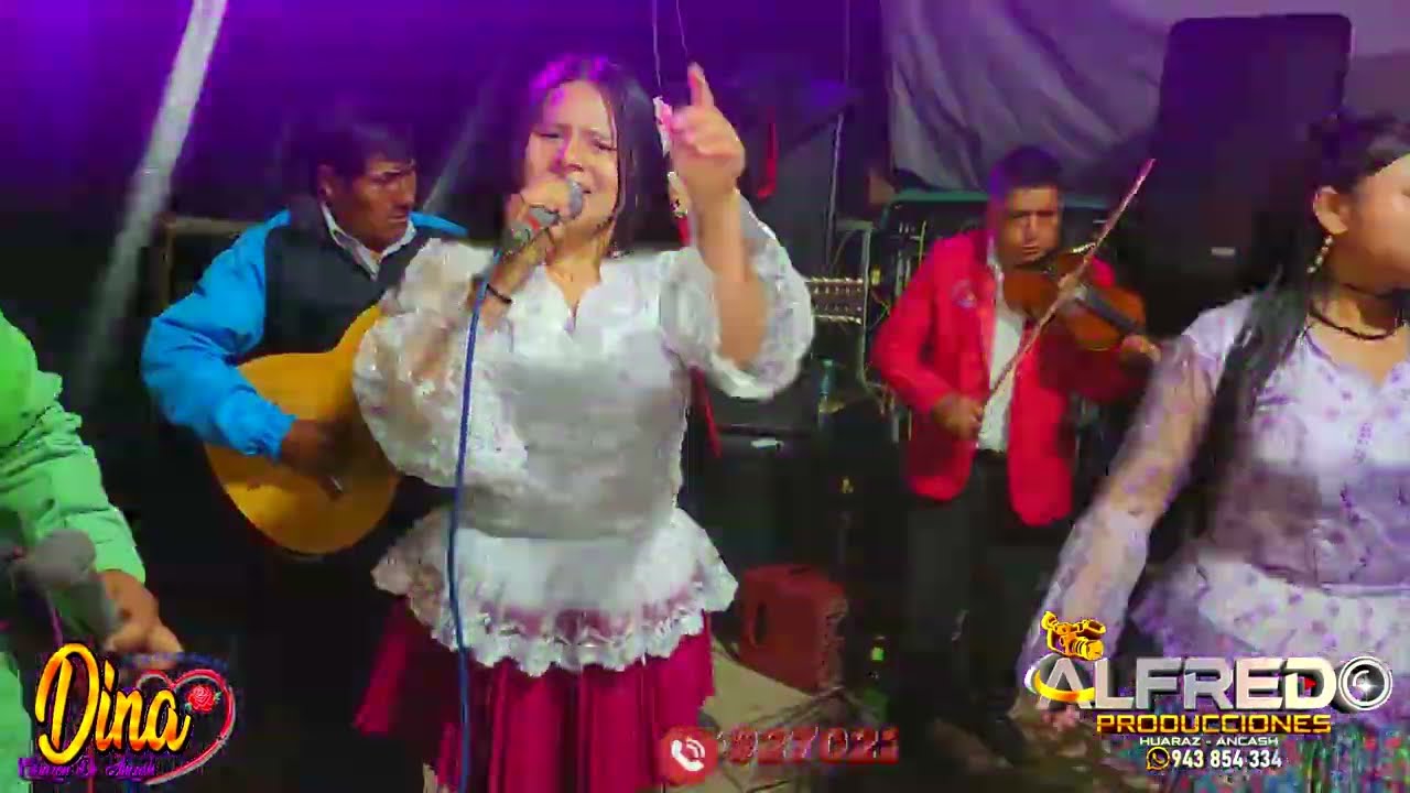 PARTE 4 DE 10 DINA CORAZÓN DE ANCASH CONJUNTO FLOR ANDINA DE HUASHAO - Incapa colcan febrero 2025