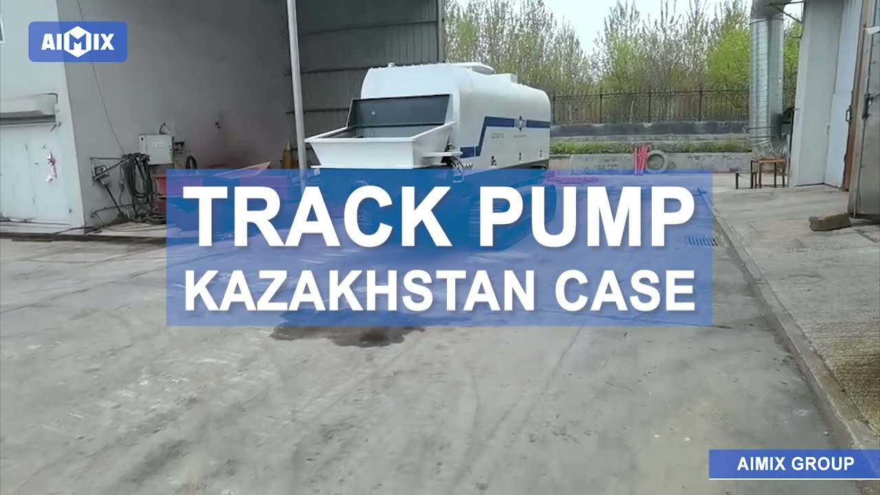 Exporting AIMIX Crawler Concrete Pump to Kazakhstan