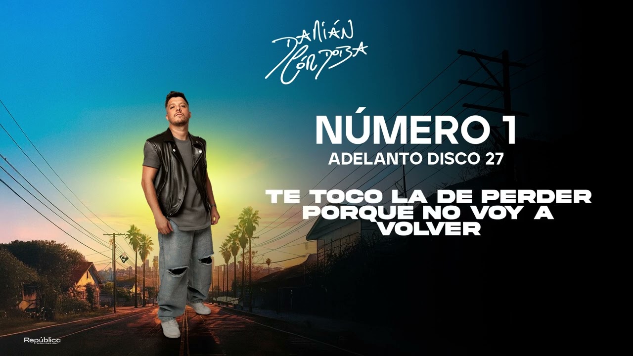 N&uacute;mero 1 - Lyrics versi&oacute;n - Adelanto disco 27
