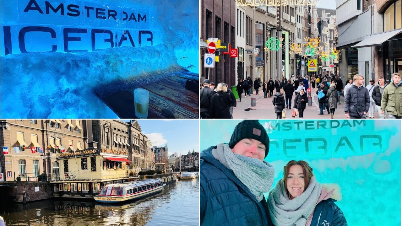 Amsterdam! ICE BAR, Market Shopping, Kalverstraat & Dutch Pancakes! ❄️