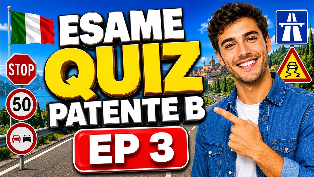 Ep 3 – Quiz Patente B 2026 – 30 Domande con Spiegazioni chiare