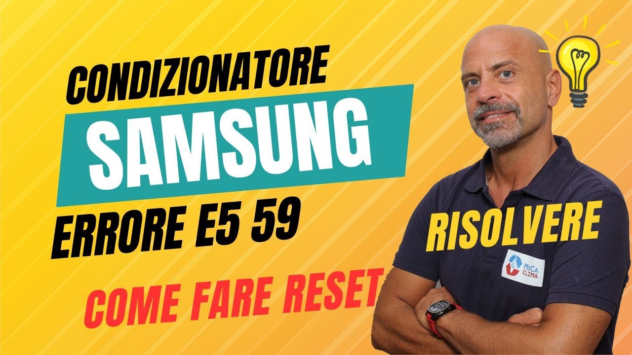 Condizionatore Samsung in errore E5 59 come fare reset tasto k3 e trova il difetto errore e3 37