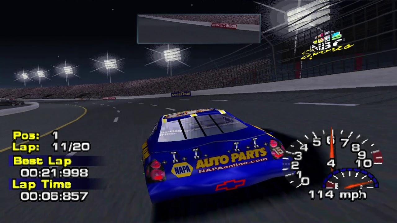 Nascar Thunder 2004 PS1 - ePSXe Gameplay (HD)