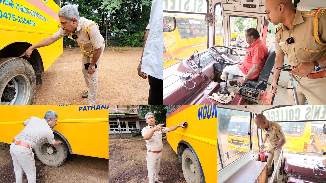 ഈ ടയറ് കണ്ടോ😳 ഇത് എന്നാ ഇനി മാറുന്നത്. ഈ ബസിലാണോ പിള്ളേരെ കൊണ്ടുപോകുന്നത്. പരിശോധനയുമായി MVD
