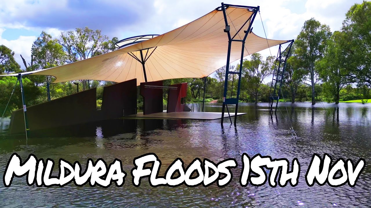 Still rising... (4K) Mildura Floods 15/11/22