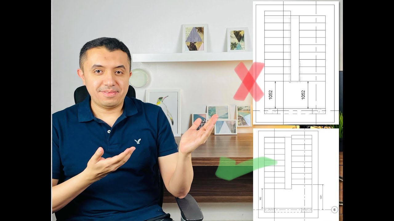 رسم السلالم في الريفيت -الطريقة الوحيدة لاخذ ابعاد الخرسانة بطريقة صح