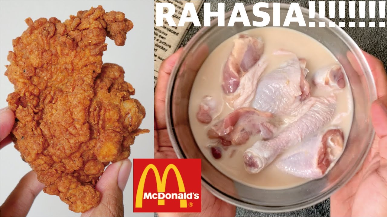 COBA RESEP AYAM GORENG MCDONALD'S MIRIP !!