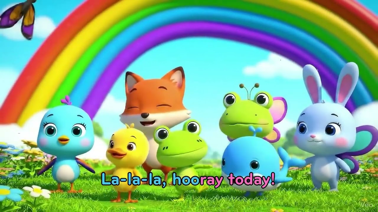 🌈 Learn Colors with the Rainbow Song! | Kids Music 24 Min Loop